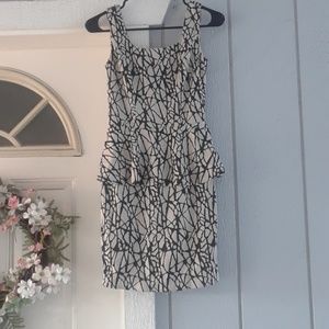 Bar III Peplum Dress